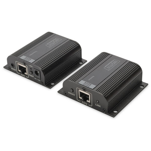 Spliter video Digitus Professional Extender HDMI - RJ45 pana la 50m Cat.6,6A,7 UTP, 1080p/60 Hz FHD 3D (SET)