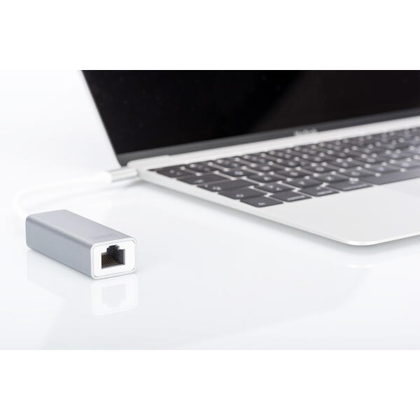 Placa de retea Digitus Gigabit Ethernet USB 3.0 Type C Adapter