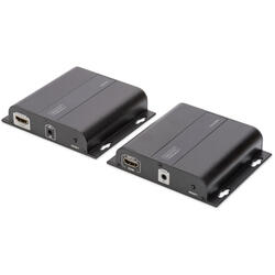 Spliter video Digitus Extender 4K HDMI pana la 120m via CAT / IP (Set)