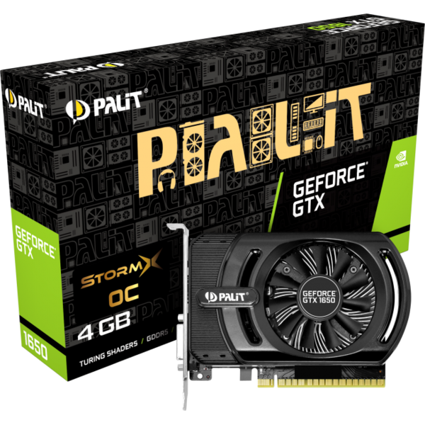 Placa video Palit GeForce GTX 1650 StormX OC 4GB GDDR5 128-bit