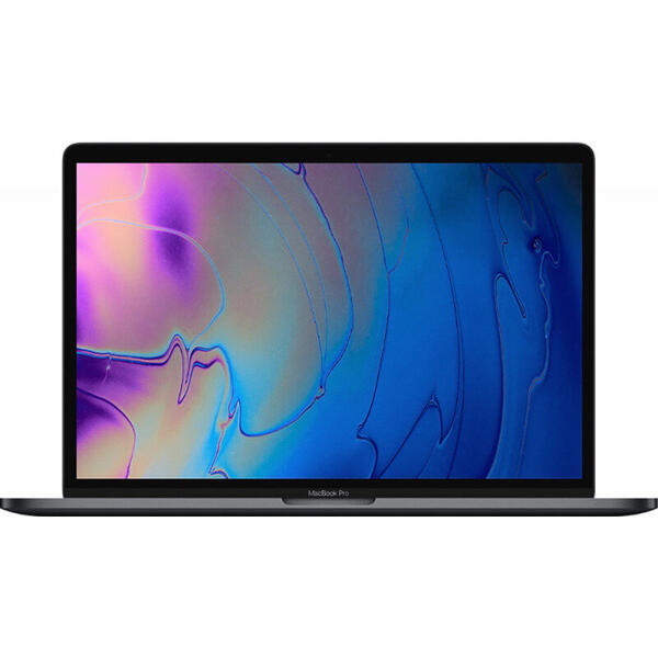 Laptop Apple New MacBook Pro 15 Retina with Touch Bar, Coffee Lake 6-core i7 2.6GHz, 16GB DDR4, 256GB SSD, Radeon Pro 555X 4GB, Mac OS Mojave, Space Grey