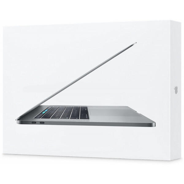 Laptop Apple New MacBook Pro 15 Retina with Touch Bar, i9 2.3GHz, 16GB DDR4, 512GB SSD, Radeon Pro 560X 4GB, Mac OS Mojave, Space Grey