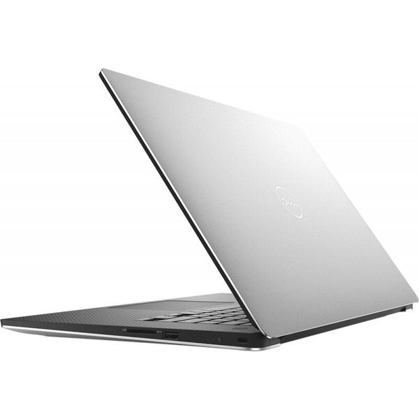 Laptop Dell XPS 15 (9570), 15.6 inch FHD, InfinityEdge, Intel Core i9-8950HK, 32GB DDR4, 1TB SSD, GeForce GTX 1050 Ti 4GB, Win 10 Pro, Silver