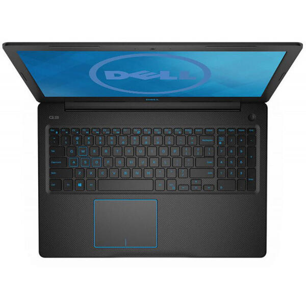 Laptop Dell Gaming G3 3579, 15.6 inch FHD, Intel Core i7-8750H, 8GB DDR4, 256GB SSD, GeForce GTX 1050 Ti 4GB, Win 10 Home, Black