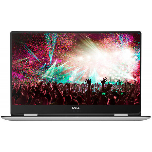 Laptop 2 in 1 Dell XPS 15 9575, 15.6 inch FHD, Intel Core i7-8705G, 512GB, 8GB, Radeon RX Vega 870 4GB, Win10 Pro, Silver