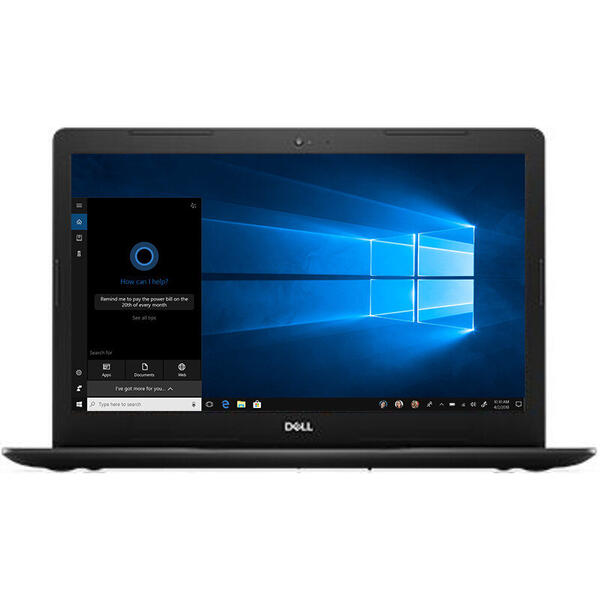 Laptop Dell Inspiron 3580, 15.6 inch FHD, Intel Core i5-8265U, 4GB DDR4, 1TB, Radeon 520 2GB, Win 10 Home, Black