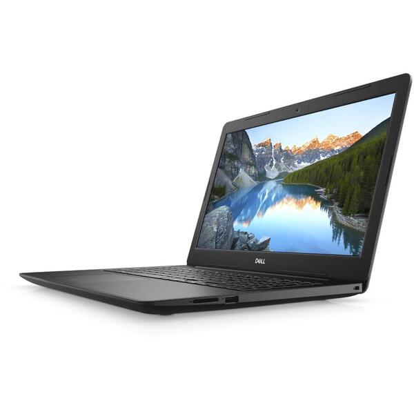 Laptop Dell Inspiron 3580, 15.6 inch FHD, Intel Core i5-8265U, 8GB DDR4, 256GB SSD, Radeon 520 2GB, Linux, Black