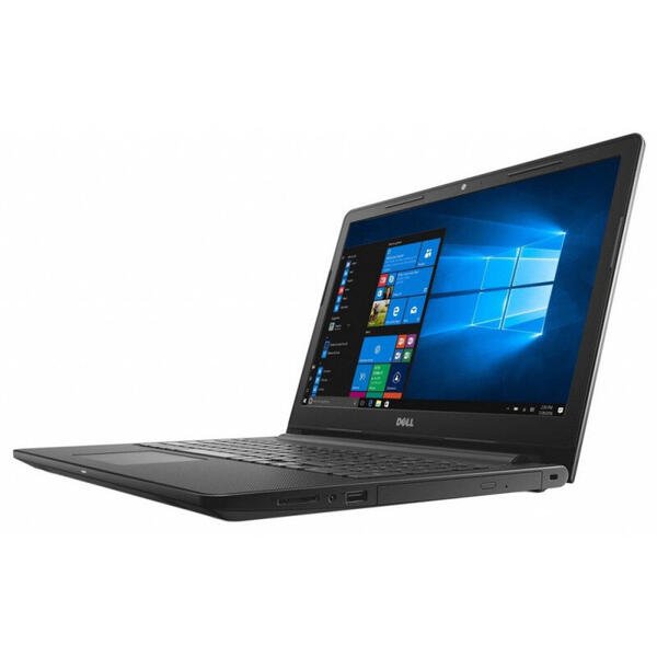 Laptop Dell Inspiron 3576, 15.6 inch FHD, Intel Core i7-8550U, 8GB DDR4, 256GB SSD, Radeon 520 2GB, Linux, Black