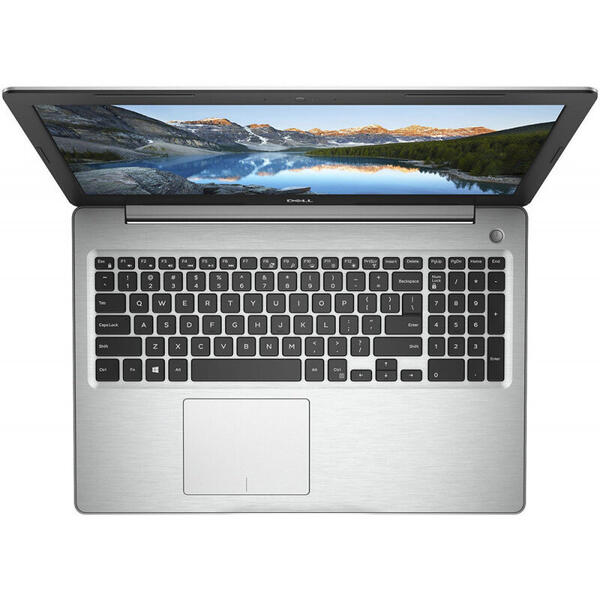 Laptop Dell Inspiron 5570, 15.6 inch FHD, Intel Core i5-8250U, 8GB DDR4, 256GB SSD, Radeon 530 4GB, FingerPrint Reader, Win 10 Home, Platinum Silver