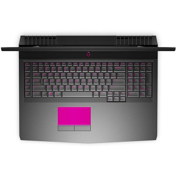 Laptop Gaming Dell Alienware 17 R4, 15.6 inch FHD 120Hz IPS G-Sync, Intel Core i9-8950HK, 16GB DDR4, 1TB 7200 RPM + 256GB SSD, GeForce GTX 1080 8GB, Win 10 Pro, Silver