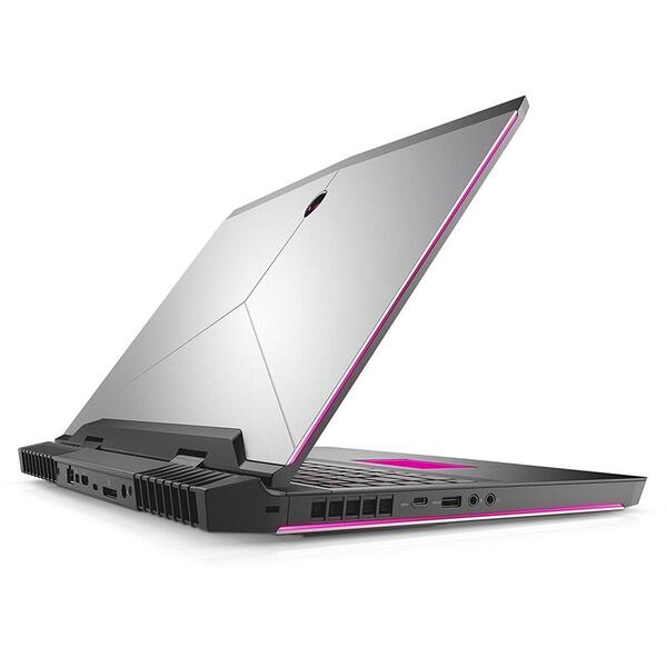 Laptop Gaming Dell Alienware 17 R4, 15.6 inch FHD 120Hz IPS G-Sync, Intel Core i9-8950HK, 32GB DDR4, 1TB 7200 RPM + 512GB SSD, GeForce GTX 1080 8GB, Win 10 Pro, Silver