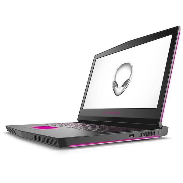 Laptop Gaming Dell Alienware 17 R4, 15.6 inch FHD 120Hz IPS G-Sync, Intel Core i9-8950HK, 32GB DDR4, 1TB 7200 RPM + 512GB SSD, GeForce GTX 1080 8GB, Win 10 Pro, Silver