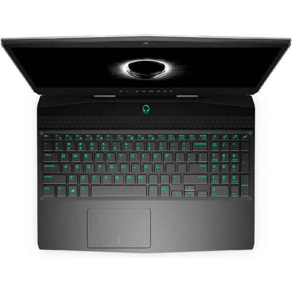 Laptop Gaming Dell Alienware M15, 15.6 inch FHD IPS 144Hz, Intel Core i7-8750H, 16GB DDR4, 1TB SSHD + 256TB SSD, GeForce GTX 1070 8GB Max-Q, Win 10 Pro, Silver