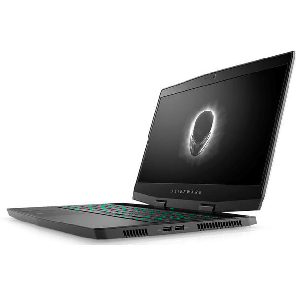 Laptop Gaming Dell Alienware M15, 15.6 inch FHD IPS 144Hz, Intel Core i7-8750H, 16GB DDR4, 1TB SSHD + 256TB SSD, GeForce GTX 1070 8GB Max-Q, Win 10 Pro, Silver