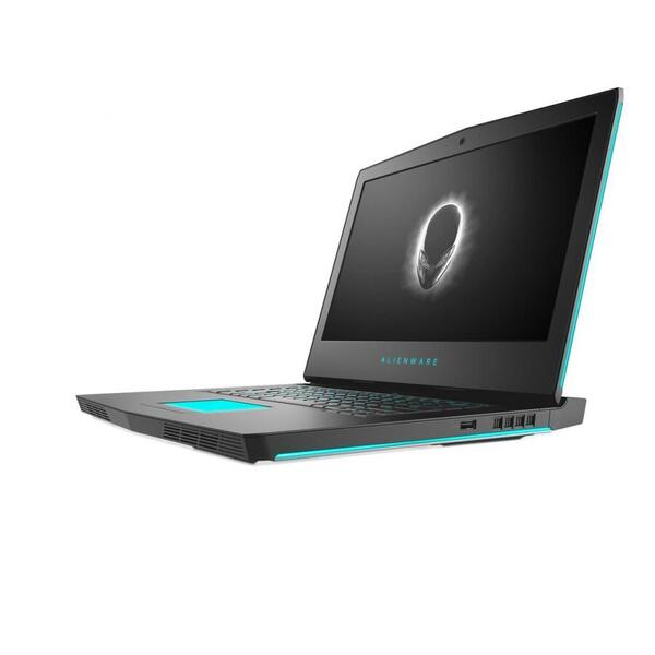 Laptop Gaming Dell Alienware 17 R4, 15.6 inch FHD 120Hz IPS G-Sync, Intel Core i9-8950HK, 32GB DDR4, 1TB 7200 RPM + 256GB SSD, GeForce GTX 1080 8GB, Win 10 Pro, Silver