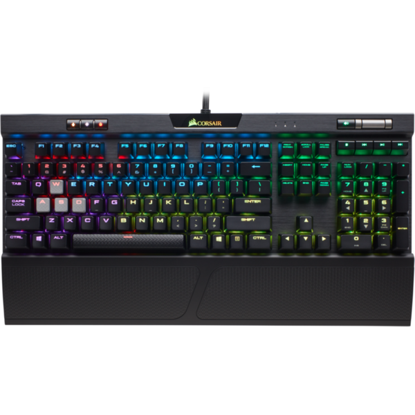 Tastatura Gaming Corsair K70 RGB MK.2 RAPIDFIRE Mechanical Backlit RGB LED, Cherry MX Speed