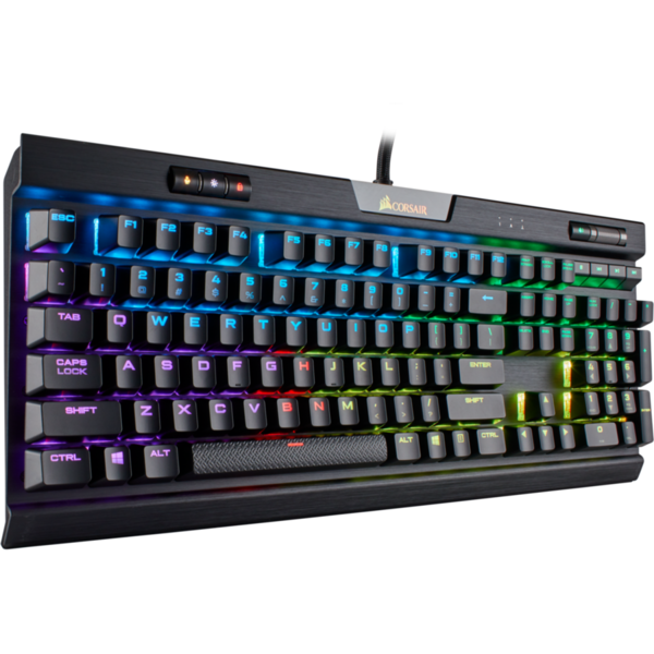 Tastatura Gaming Corsair K70 RGB MK.2 Mechanical Backlit RGB LED, Cherry MX Red