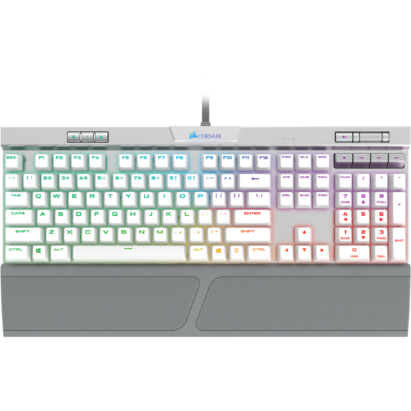 Tastatura Gaming Corsair K70 RGB MK.2 SE Mechanical Backlit RGB LED, Cherry MX Speed, Silver