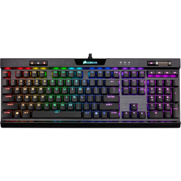 Tastatura Gaming Corsair K70 RGB MK.2 RAPIDFIRE Mechanical Cherry MX Low Profile Speed