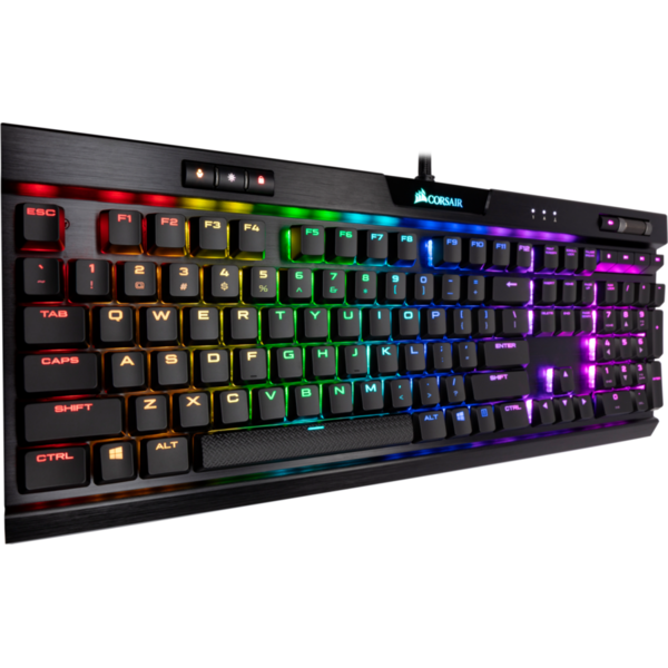 Tastatura Gaming Corsair K70 RGB MK.2 RAPIDFIRE Mechanical Cherry MX Low Profile Speed