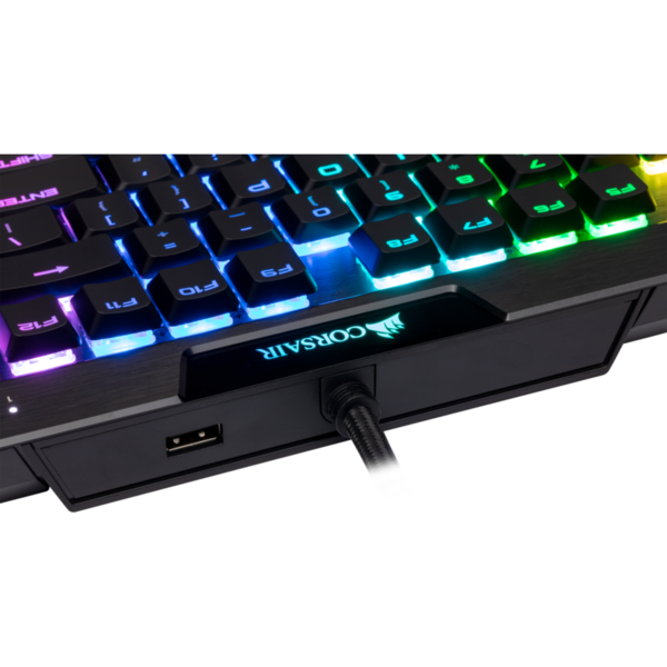 Tastatura Gaming Corsair K70 RGB MK.2 RAPIDFIRE Mechanical Cherry MX Low Profile Speed