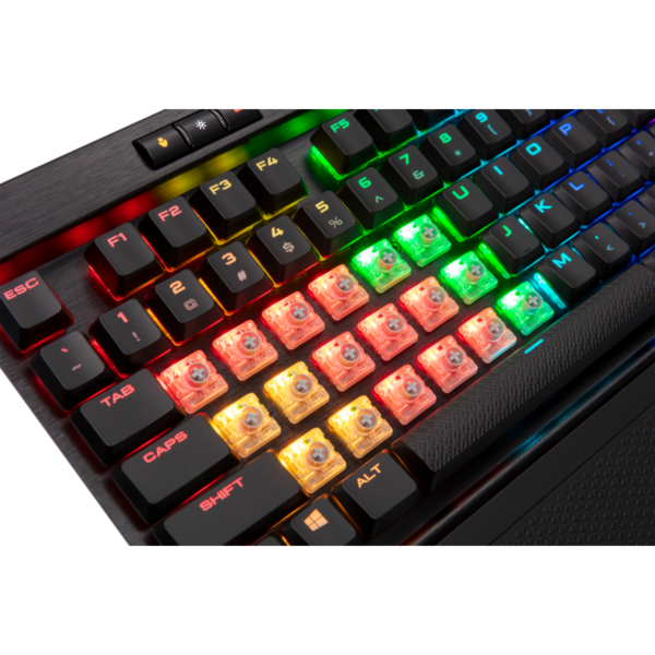 Tastatura Gaming Corsair K70 RGB MK.2 RAPIDFIRE Mechanical Cherry MX Low Profile Speed