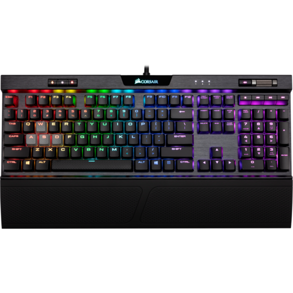 Tastatura Gaming Corsair K70 RGB MK.2 RAPIDFIRE Mechanical Cherry MX Low Profile Speed