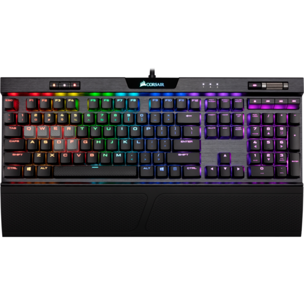 Tastatura Gaming Corsair K70 RGB MK.2 RAPIDFIRE Mechanical Cherry MX Low Profile Speed