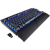 Tastatura Gaming Corsair K63 Wireless Blue LED, Mecanica, Cherry MX Red