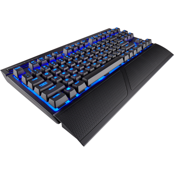 Tastatura Gaming Corsair K63 Wireless Blue LED, Mecanica, Cherry MX Red