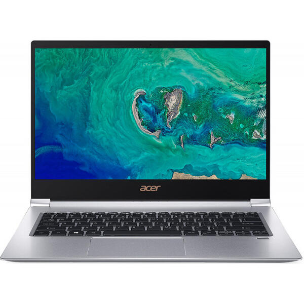 Laptop Acer Swift 3 SF314-55, 14 inch FHD IPS, Intel Core i5-8265U, 8GB DDR4, 256GB SSD, GMA HD 620, Linux, Silver