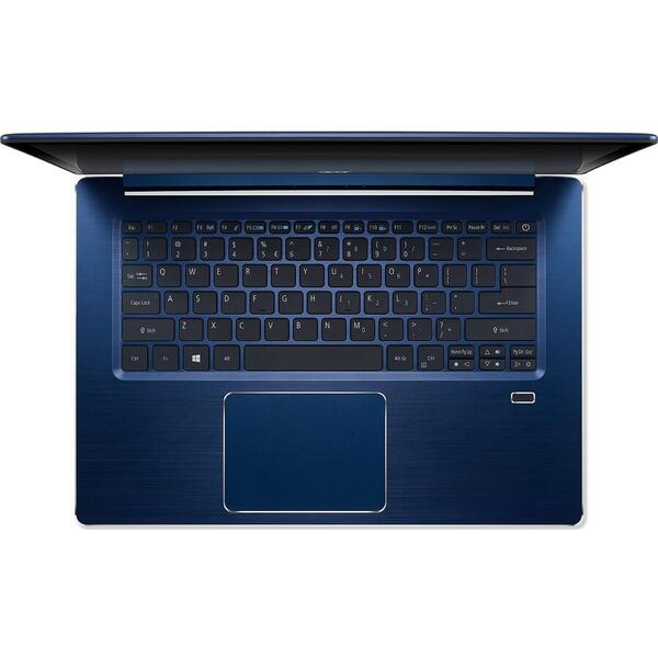 Laptop Acer Swift 3 SF314-56, 14 inch FHD IPS, Intel Core i5-8265U, 8GB DDR4, 256GB SSD, GMA HD 620, Linux, Blue