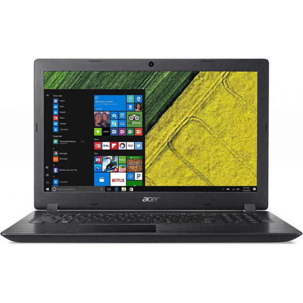 Laptop Acer Aspire 3 A315-53G, 15.6 inch FHD, Intel Core i5-7200U, 8GB DDR4, 256GB, GeForce MX130 2GB, Linux, Obsidian Black