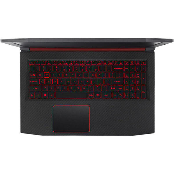 Laptop Gaming Acer Nitro 5 AN515-52, 15.6 inch FHD IPS, Intel Core i7-8750H, 8GB DDR4, 1TB HDD + 256GB SSD, GeForce GTX 1050 Ti 6GB, Linux, Black