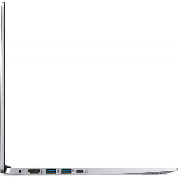 Ultrabook Acer Swift 5 SF515-51T, 15.6 inch FHD IPS Touch, Intel Core i5-8265U, 8GB DDR4, 512GB SSD, GMA UHD 620, Win 10 Pro, Silver