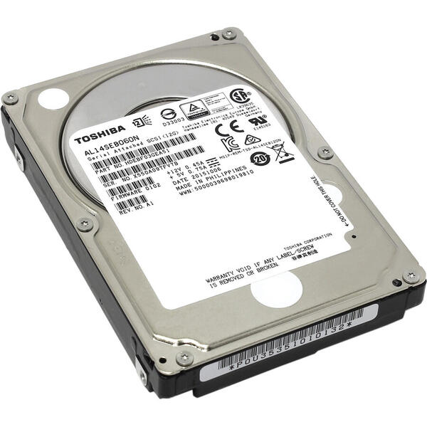 Hard Disk Server Toshiba ALLEGRO 14 600GB SAS 12GB/S, 2.5 inch, 128MB, 10K RPM