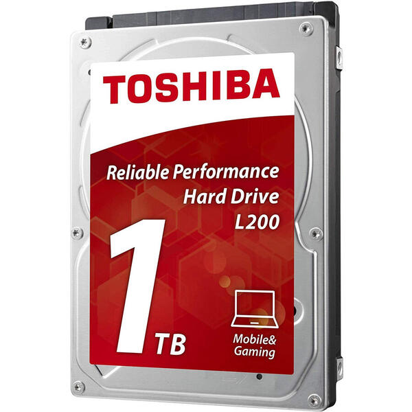Hard Disk Notebook Toshiba L200 2,5 inch 1TB SATA 5400RPM 128MB Bulk