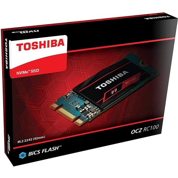 SSD Toshiba RC100 Series 120GB NVME M.2 2242, PCIexpress