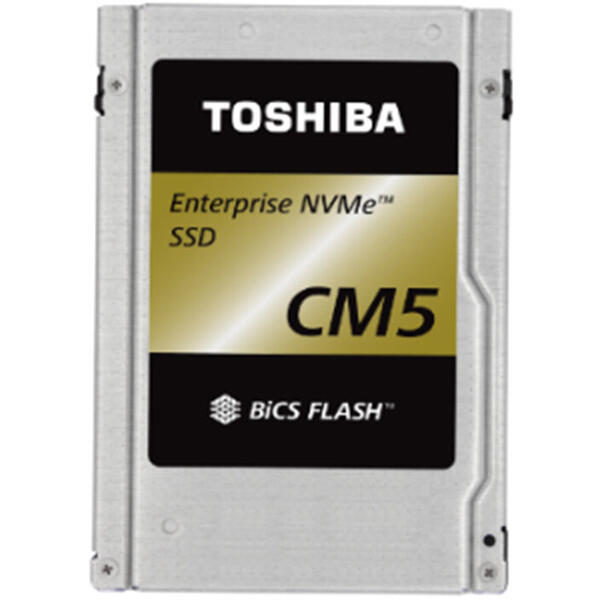 SSD Toshiba Enterprise CM5-R Serie 960GB PCIe, 2.5 inch, 15mm, TLC
