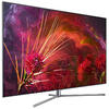 Televizor LED Samsung Smart TV QE55Q8FNA, 139cm, 4K UHD, Ecran drept, Argintiu