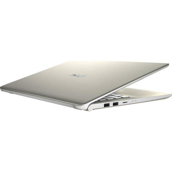 Ultrabook Asus VivoBook S14 S430FA, 14 inch FHD, Intel Core i5-8265U, 8GB DDR4, 256GB SSD, GMA UHD 620, Win 10 Home, Icicle Gold