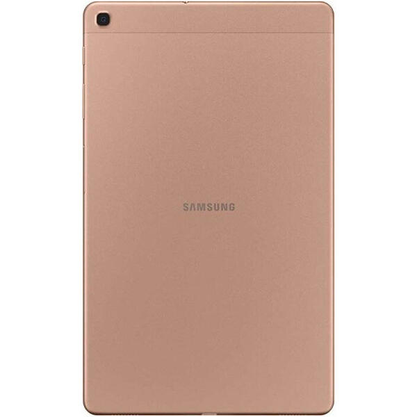 Tableta Samsung SM-T515 Galaxy Tab A 10.1 (2019), 10.1 inch Multi-touch, Exynos 7904 1.8GHz Octa Core, 2GB RAM, 32GB flash, Wi-Fi, Bluetooth, 4G, GPS, Android 9.0, Gold