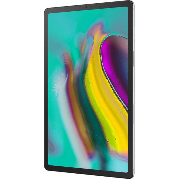 Tableta Samsung SM-T725 Galaxy Tab S5e, 10.5 inch Multi-touch, Snapdragon 670 2.0GHz Octa Core, 4GB RAM, 64GB flash, Wi-Fi, Bluetooth, 4G, GPS, Android 9.0, Silver