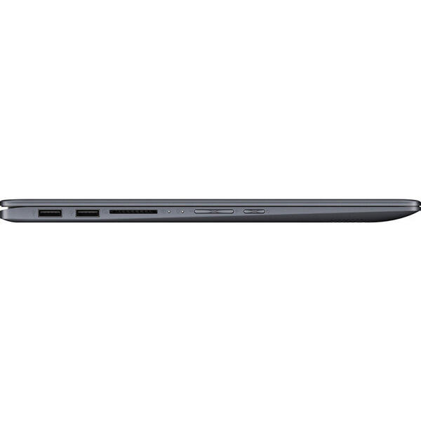 Laptop 2 in 1 Asus VivoBook Flip 14 TP412UA, 14 inch FHD Touch, Intel Core i3-8130U, 4GB DDR4, 256GB SSD, GMA UHD 620, Win 10 Home, Grey
