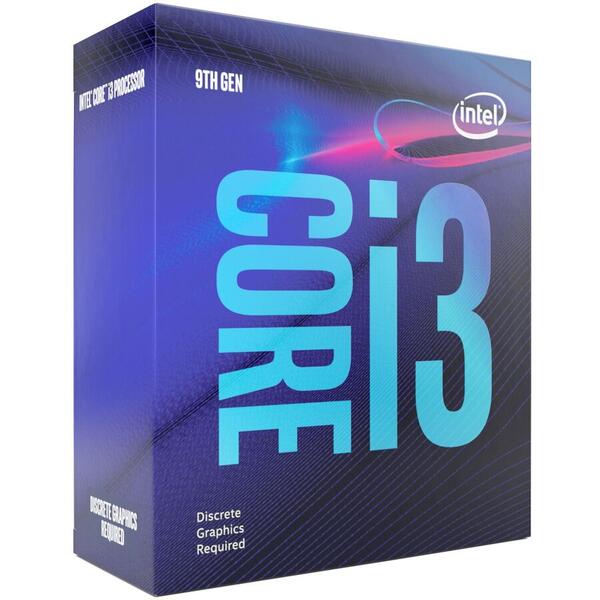 Procesor Intel Core i3-9100F Coffee Lake, 3.6GHz, 6MB, 65W, Socket 1151 v2 BOX