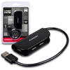 Hub USB AXAGON HUE-X4B 4x USB2.0 Black