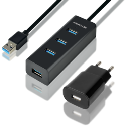 HUE-S2BP, 4x USB3.0 Charging + AC Adapter