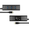 Hub USB AXAGON HUE-S2C, 4x USB3.0 Charging Hub + MicroUSB Charging Connector, Type-C