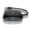 Hub USB AXAGON HUE-S1B, 4x USB3.0 QUATTRO Black