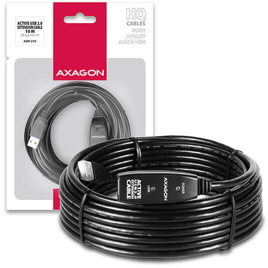 Cablu USB AXAGON Prelungitor USB 2.0, 10 m